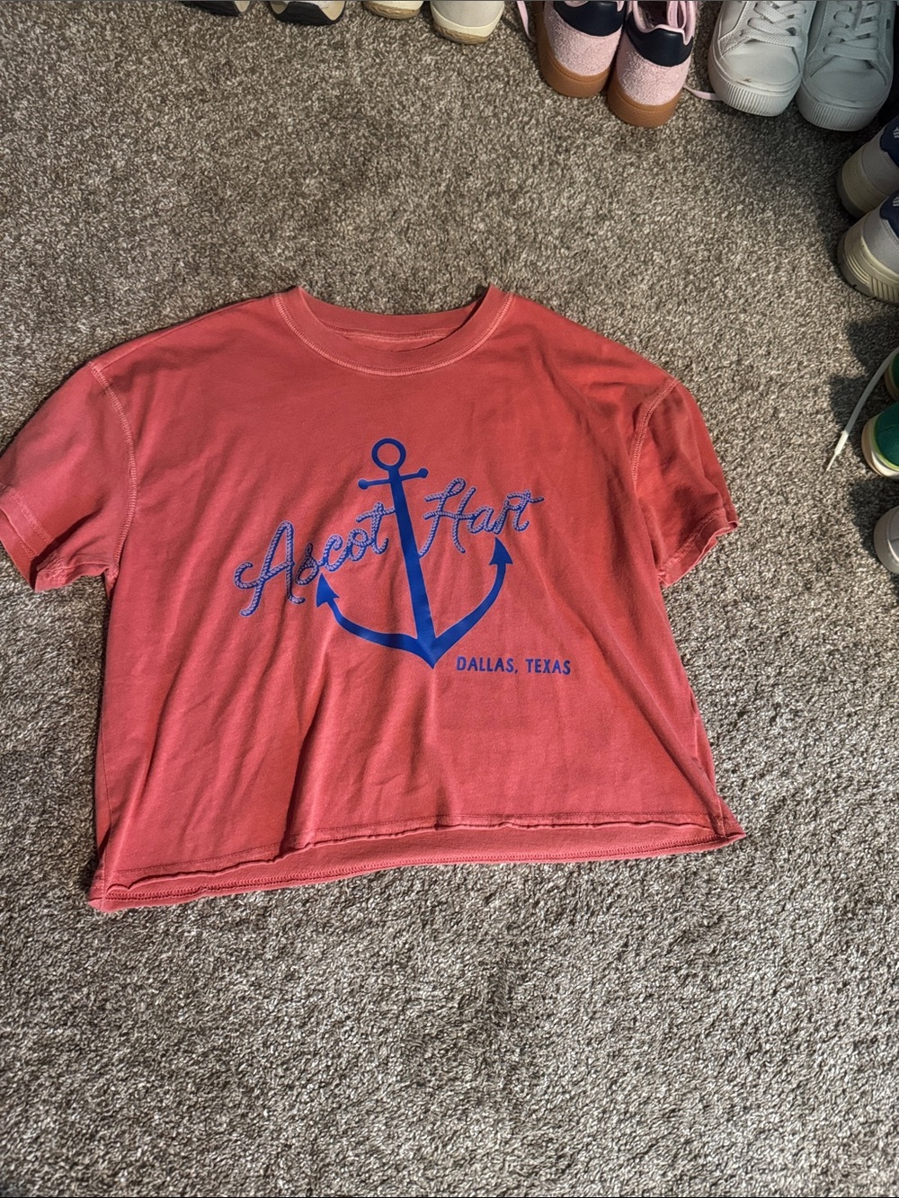 Ascot and hart cropped t shirt M